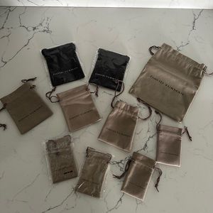 10 David Yurman dust bags